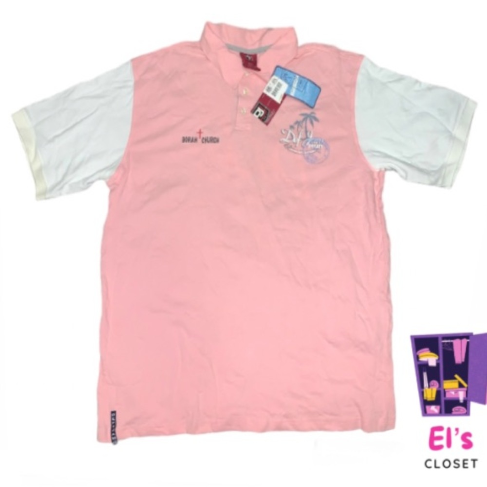 Vintage 2XL Def Jam University 84 Short Sleeve Polo Shirt  Tour Del Caribe